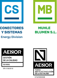 Logo Conectores y Sistemas certificación AENOR